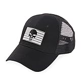HIGHLAND TACTICAL Mens Hat Baseball Cap, Black, Large-X-Large US