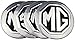 4 PièCes Capuchon De Centre De Roue pour MG TF ZR ZS ES HS EZS 56mm, Cache-Moyeu De Centre DéCoration Autocollants Avec Logo, Voiture ExtéRieurs Accessoires