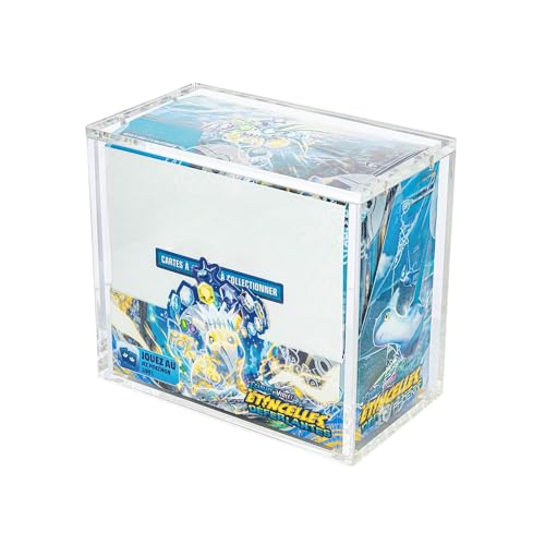 Générique Boîtier de Protection Acrylique Premium – Transparence Cristalline, Anti‑Usure – Spécial Collectionneurs – 1 Unité (Booster Box)