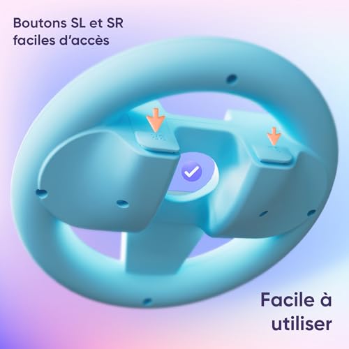 Pack de 4 Volants de Course pour Nintendo Switch 2 Oniverse Accessoires pour Mario Kart Supports Volant - vue 7