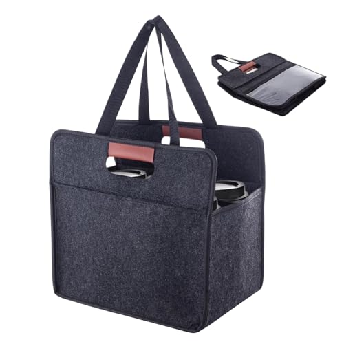 Soporte portátil de bebidas reutilizable para 6 tazas y entrega de comida