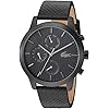 Lacoste Men’s 12.Premium Quartz Pvd IP and Leather Strap Casual Watch, Black, 2010997