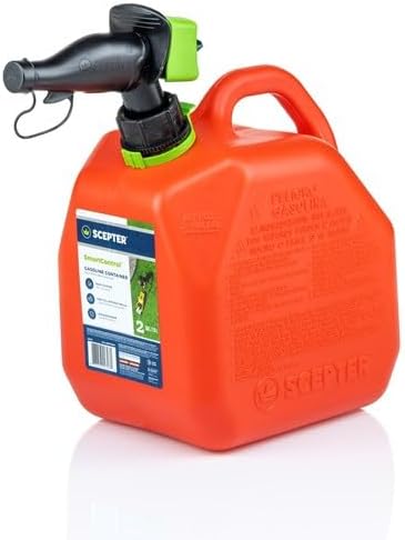 Scepter USA 2-Gallon Plastic Gasoline Can 2-gpm Manual