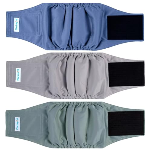 Image of Paw Legend Washable Dogs Diapers Male Dog Belly Bands for Male Dogs Diapers Reusable Puppy & Doggie Diapers Male