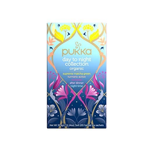 Pukka Organic Tea Bags, Day To Night Herbal Tea Collection Herbal Tea With, For All Day Self-Care, 20 Count (Pack Of 6) 120 Tea Bags #TOP1