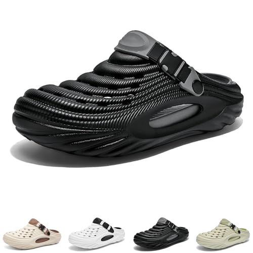 Breathable Slip-On Sandals for Men, Comfortable Non-Slip Waterproof Beach Shoes, Outdoor Sports Slide Sandals for Walking, Travel & Casual Wear