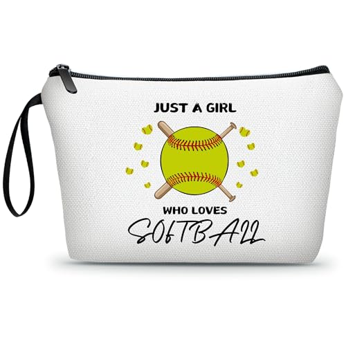 ARIOSEY Softball Gifts for Girls, Cosmetic Makeup Bag