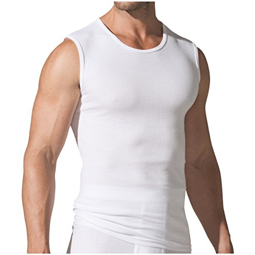 Preisvergleich Produktbild Götzburg Herren Tank-Top Baumwolle, Feinripp, weiß, Uni 7