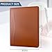 Padfolio Portfolio Organizer Legal Pad Holder Padfolio Folder Leather Portfolio Storage Clipboard Notepad with Cover for Letter Size A4 Writing Pad for Business and School Office