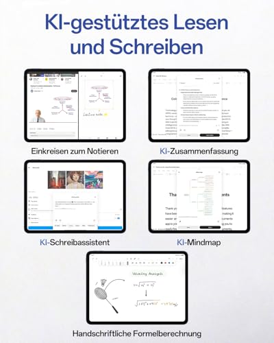 OPPO Pad 5 12.1" 2.8K Eye-Comfort Display Tablet, 8+128GB, 5G, 10050mAh, Dimensity 7300-Ultra, 120Hz Augenschonung, KI Lesen & Schreiben, Quad-Lautsprecher, 33W SUPERVOOC, Starlight Black