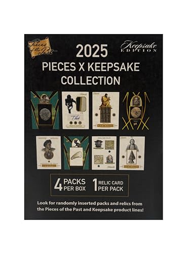 2025 Pieces X Keepsake Collection: 4 Hits Per Box, 1 Guaranteed Auto/Relic + 3 Pieces! Featuring Curry, Messi, George Washington & 300+ Icons from Sports, History & More!