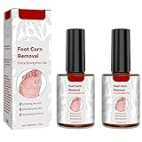Hühneraugen Entferner, extra verstärktes Gel,zur Entfernung von Hühneraugen,Hühneraugenentferner für Füße,extra starke Flüssigkeit, Fußpflege für alle Hauttypen (2 Stück)