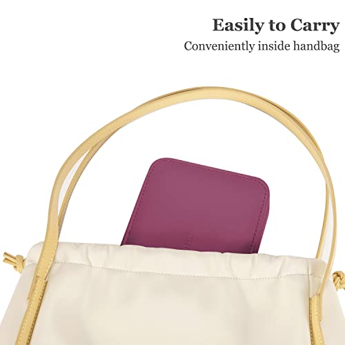 Landici Small Jewelry Box For Women Girls, Pu Leather Travel Jewelry Organizer Case, Portable Jewellery Storage Holder Display For Ring Earrings Necklace Bracelet Bangle Watch Men Kids Gift, Purple #TOP6