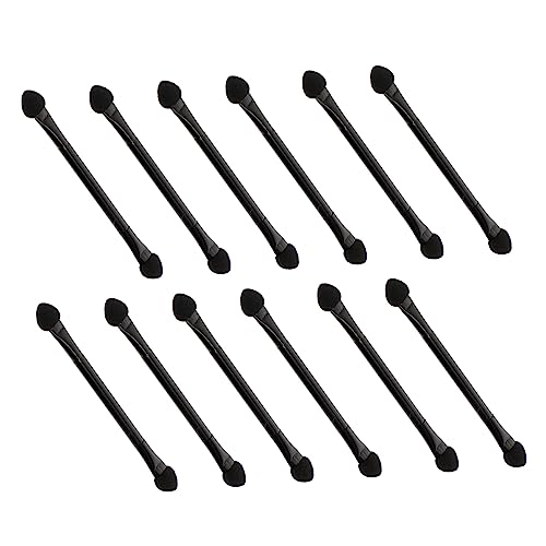 minkissy 30pcs Dual-end Eye Shadow Lightweight Portable Makeup Tools for Women Sponge Brush