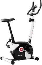 Bicicleta Ergométrica Kikos KV3.1i Magnética; Silenciosa, Display LCD com funções: Tempo, Velocidade, Distância, Calorias e Odômetro; Monitoramento cardiaco - Hand grip; ideal para treinos em casa.