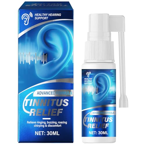 Tinnitus Relief for Ringing Ears Natural Ear Wellness Soothing Spray for Auditory Balance & Improve Hearing for Men & Women
