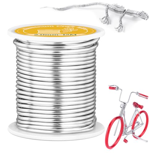 VynyQoo 2mm Alambre Manualidades con Moldeable, 12M...