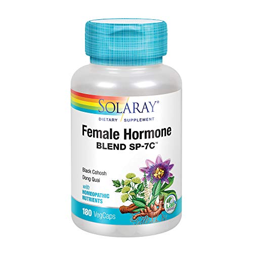 Solaray Female Hormone Blend SP-7C | Herbal Blend Includes Black Cohosh, Dong Quai