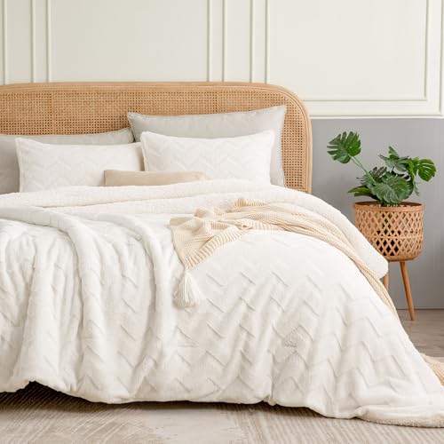 Image of BEDELITE Fluffy Sherpa Twin Comforter Set,Caramel