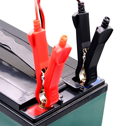 Image of Car Battery Charger, 12V-6A Automatic Battery Charger /Maintainer Smart Fully Trickle Charger for Cars, Motorcycles, SUVs, Engineering Vehicles, AGM /Gel Lead Acid Battery