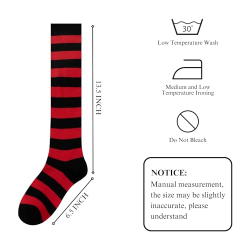 Image of Knee High Socks for Women, Long Tall Knee Tube Socks