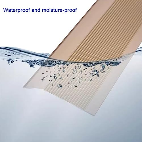 KADEUX Drempelreductie Fluit Aluminium, 10cm Extra Brede Vloer Overgangsstrip, Vinyl Vloer Drempel Strip, Badkamer/Keuken/Balkon Oprit (Color : Purple gold) - Image 5