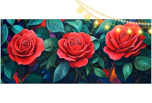 Diamond Painting Adulte Grand Format 120x60cm Rose | Kit Complet Broderie Diamant 5D