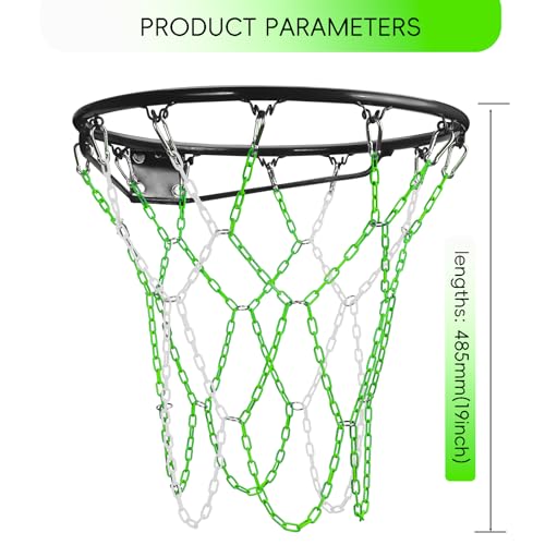 Image of Basketball Net Heavy Duty Replacement,Carbon Steel Chain Basketball net