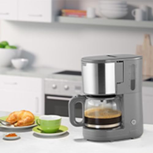 Braun Kaffeemaschine PurShine KF1500GY, Filterkaffeemaschine mit Glaskanne & OptiBrew System, Anti-Tropf-Funktion… – Ansicht 4