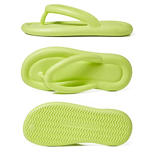 KEYUSHOP Summer Beach Flip Flops Womens Men Thong Flip Flops Sandals Slip on Slippers with Super Soft EVA Footbed - Comfortable Walking for Summer Travelling4