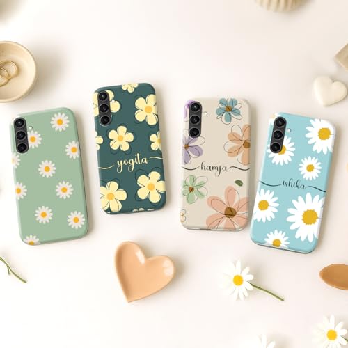 Image of COLORflow Back Cover Compatible with Samsung Galaxy S23 FE 5G | Daisy Bloom Customized Back Cover Compatible with Samsung Galaxy S23 FE 5G