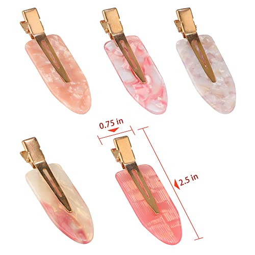 Magicsky 21-99021-003 10Pcs No Bend Hair Clips For Styling, Acrylic Resin Flat Clip thumb #7