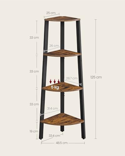 La Mejor Recopilación de Sala Esquinero para comprar online. 30 Sala Esquinero marca VASAGLE (3)