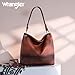 Wrangler Hobo Bags for Women Vegan Leather Shoulder Purses and Handbags with Crossbody Strap WG20-918ABR