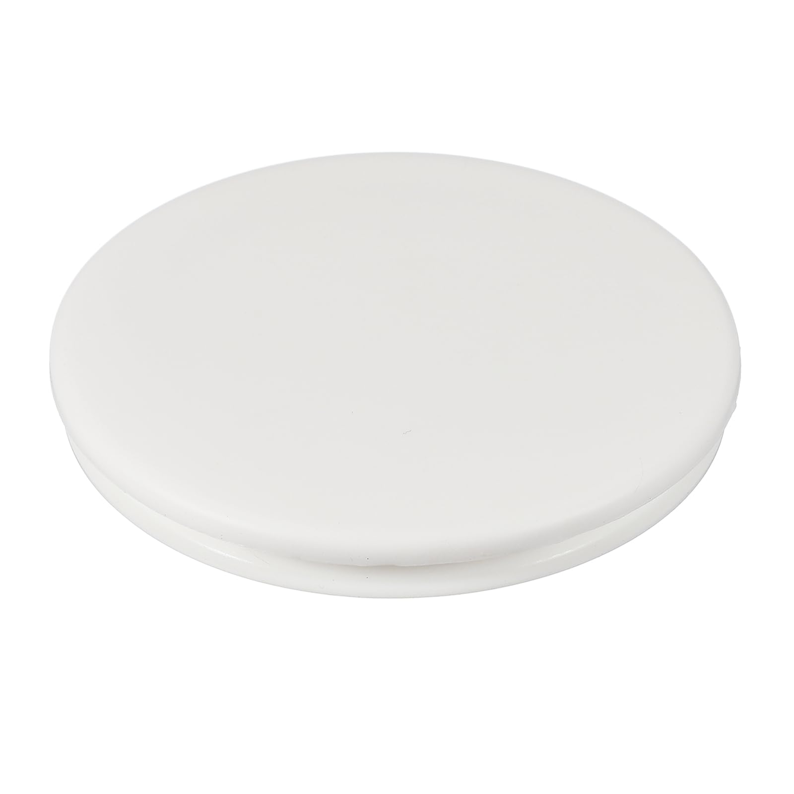 YELARXI Rubber Plugs, Silicone Hole Plugs, T Type Rubber Stoppers, Waterproof Snap Locking End Caps - Fitting for (85 mm Round Holes/Kitchen/Furniture) 85 mm & 1 Pack & White