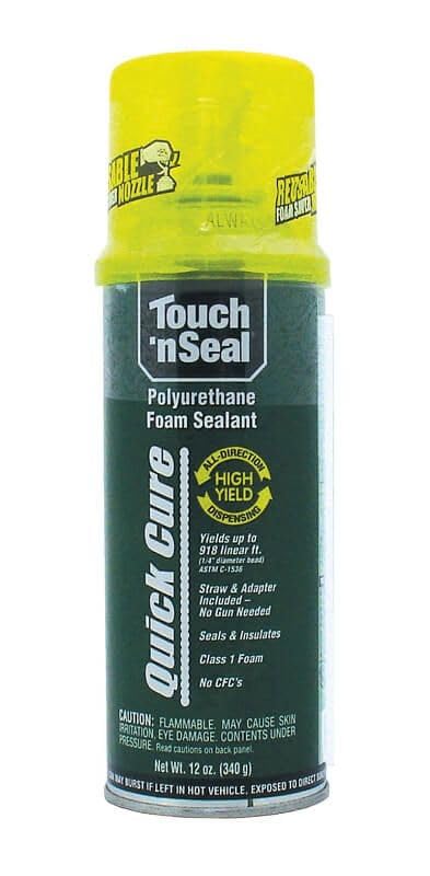 Foam Sealant, Cure Polyurethane,12 oz,(Case of 12)