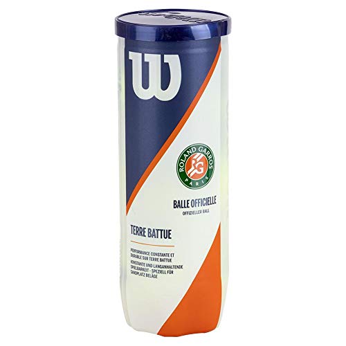 WILSON Roland Garros Clay Tennis Ball - 3 Ball Can