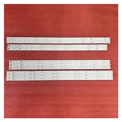 Tira de LED de retroiluminación para panel D58U660N1CW y JVC LT-58VA8035 6