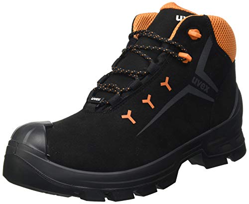 Uvex Uvex 2 Arbeitsstiefel - Sicherheitsstiefel S3 SRC ESD - Orange-Schwarz, Größe:43