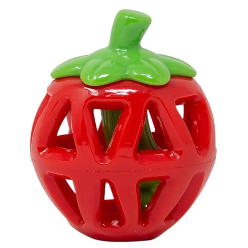 Image of Madhabi Fruit-Shaped Dog Chew Toy for Small & Medium Dogs | Durable Interactive Chew Ball for Aggressive Chewers | Puppy Teething, Training & Fetch Play Toy