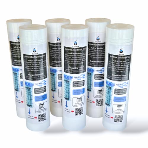 Universal Cold Plunge 50 Micron filter. Designed to be Non-clogging. Replacement cartridge for any 2.5