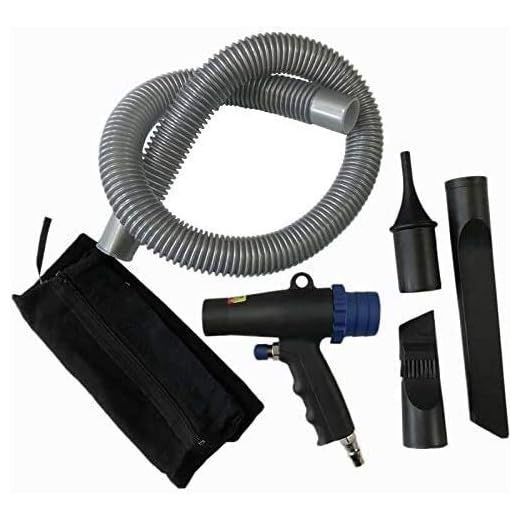 DONGYAO 2 in 1 Air Duster Compressor Kit Multifunction Air Vacuum Blow Pneumatic Vacuum Suction Cleaner Tools for Vacuum Cleaner