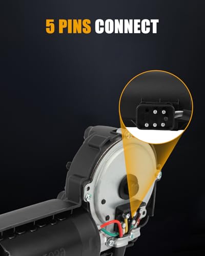 Image of ROADFAR Front Windshield Wiper Motor Compatible For Mercedes-Benz For 190D | Fit For Mercedes-Benz For 190D 1987|For Mercedes-Benz For 190E 1986 1987|OEM:2018203642|5 Pins