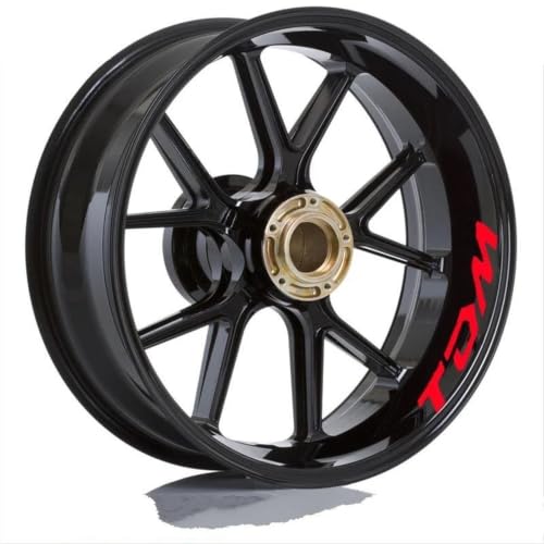 Autocollants Roue Yamaha TDM 900 Résistant Rayures Bandes Jante Moto