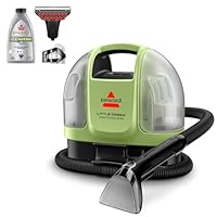 BISSELL Little Green Mini Cordless Portable Carpet and Upholstery Deep Cleaner, Car/Auto Detailer, with HydroRinse Self-Cleaning Tool and 4" Tough Stain Tool, 4015
