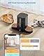 HoneyGuaridan Futterautomat Katze 2 Näpfe mit Bewegungssensor, 2.4G WiFi Intelligenter Katzen Futterautomaten für Fernfütterung, 5L Programmierbar Automatischer Futterspender für Katzen & Hunde