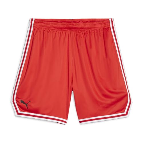 Short de basketball PUMA rouge Hoops Game pour homme amateur de basket