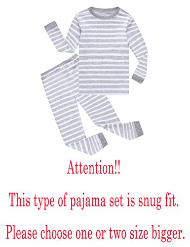 Image of Family Feeling Kids & Toddler Boys Pajamas 2 Piece Pjs Set 100% Cotton Sleepwear
