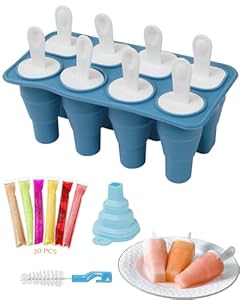 BIQIQI 8 Hohlräume Silikon Eisformen Set