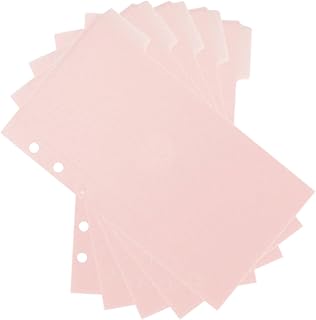 BUTIFULSIC 1 Conjunto De Blocos De Notas Clipes Fichários Pastas De Arquivo Saco Bloco De Notas Sacos De Folhas Soltas Pastas De 6 Buracos Pasta De Plástico Saco De Armazenamento Extra